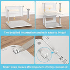 ZOINLIY Stackable Shoe Organizer for Closet, Small Shoe Rack for Entryway, Bedroom, Dorm Rooms, Free Standing Shoe Shelf, Pla