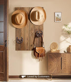 Cowboy Hat Hanger Wall Mount, 4 Pack Cowboy Hat Rack, Metal Horseshoe Hook, Horseshoe Decor, Western Hat Hook for Wall, Hat H