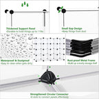 C&AHOME Plastic Shoe Rack,16-Cube Modular Shoes Storage Stand, Multifunction Closet Cabinet, Stackable Shoe Organizer for Bed