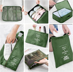 Packing Cubes for Travel-10 Set Luggage Organizer Bags for Family, Mesh Breathable Packing Cubes for Suitcases Durable Travel