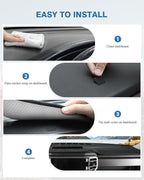 FIILINES Dash Cover for 2022-2026 Toyota Tundra, Dashboard Mat Accessories Dash Cover Sunshade Nonslip Mesh Protector No Glar