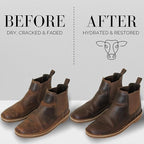 All Natural Leather Conditioner Balm - Made with Mink Oil, Tallow, & Beeswax, Protects, Softens Restores and Waterproofs Leat