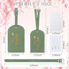 Amylove Bulk Luggage Tags Wedding Favors Adventure Begins Luggage Tags for Guests Travel Tag for Suitcase Bridal Gift 24 Pack