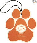 One Fur All Pet House Air Freshener - Mandarin Sage Pack of 4 - Non-toxic, Pet-Friendly for Small Spaces & Car - Hanging Odor