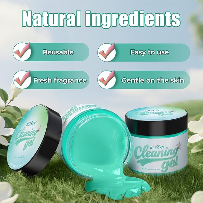 ASFSKY Car Cleaning Gel (Aromatherapy aroma) Dust Cleaning Putty Universal Car Interior Cleaner Keyboard Dust Remover Car Sli