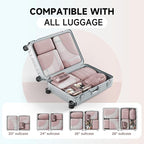 11 Set Packing Cubes for Travel,Gifts for Women Mom Kids, TSA Approved Bags for Makeup,Cosmetic,Toiletry, Suitcase Organizers