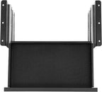 VEVOR Under Desk 2 Layer Slide Out Drawer, 16 inch Under Desk Pull-out Drawer for Home Office Sit Stand Workstation, Black