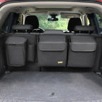 Deluxe Car Trunk Organizer, Detachable Backseat Hanging Organizer Storage Modules with Built-in Cooler for Car Small SUV,