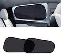 XCBYT Tesla Model Y Car Window Shades for Baby | 2 PCS Cling Rear Side Window Sun Shade for Sun Blocker, Heat Insulation | Semi-Transparent Car Privacy Window Covers for Road Trip