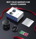 for MagSafe Car Mount Charger 15W Fast Wireless Charging Magnetic Car Phone Holder, 82+LBS Strongest Suction, 3200gf Strongest Magnetic,360°Rotatable Stand for iPhone 17-12 Pro Max Plus Air