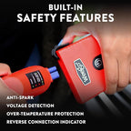 Weego 44s: 2100A Self-Use 12V Lithium Car Battery Jump Starter - USA-Engineered Safe Replacement for Jumper Cables - Car