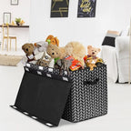 Mayniu Large Toy Box Chest with Lid, Kids Toy Storage Organizer Bins Basket for Living Room, Nursery, Closet, Bedroom, Playro