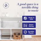 HOMZ 2-Pack Secure Latch, Clear Plastic Storage Organizer Bins, 64 Quart, Gray Latches - Stackable Container Boxes for Bedroo