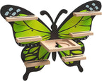 Green Butterfly Tonie Shelf for Tonie and Box - Magnetic Wooden Floating Shelf for Figure Storage,Cute Tonie Wall Shelf for 1
