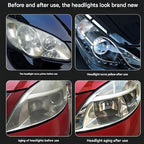 Headlight Restoration Kit, Headlight Cleaner and Restorer, No Power Tools Needed, Spray & Wipe, Restores to Like-New (2pc)
