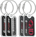 Forge Smart Lost and Found Luggage Tags, Global Luggage Tracking Tag, Travel Sentry Powered Baggage ID System for Luggage, Ba