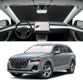 Custom Fit Windshield Sun Shade for Audi Q7 2017-2026, Blocks UV & Heat, Front Window Sunshade Accessorie, Easy Fold & Store Keep Your Car Cooler