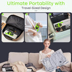 Vacbird 9 Pack Travel Vacuum Storage Bags with USB Electric Pump, Carry-on Size Space Saver Bags for Clothes and Clothing Tra