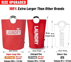 Caroeas Super Large 150L Laundry Basket Pro, Waterproof Laundry Hamper, Collapsible Laundry Basket Easy Storage, Clothes Hamp