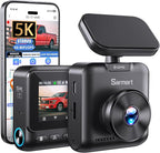 Sarmert C1 5K Dash Cam Front - Built-in GPS and 5G WiFi, Sony STARVIS Sensor, HDR Night Vision Car Camera, 5K/4K/2.5K UHD Das