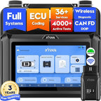 XTOOL D7W Wireless OBD2 Scanner Diagnostic Tool 2026 AI-Assisted Bidirectional Scan Tool Upgraded of D7/D7S/D7BT, ECU C0ding,
