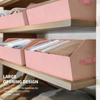 Homsorout Closet Baskets for Shelves Trapezoid - Decorative Storage Baskets with Handle, Closet Bins for Organization, Shelf 