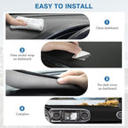FIILINES Dash Cover for Toyota Tacoma 2016-2023 Accessories Dashboard Mat Dash Cover for Tacoma Accessories Sunshade Nonslip 