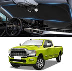 Sunshade for Ram 2500 Windshield Sun Shade for 2010-2025 2026 Dodge RAM 1500 2500 3500 Truck 2Dr RegularCab, 4Dr QuadCab, CrewCab, MegaCab Accessories Front Window Shield Cover Sun Visor Blocker