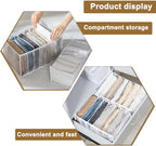 5PCS Wardrobe Clothes Organizer - Foldable Closet Drawer Organizer for Clothes, Portable Closet Organizers and Storage Bins, 