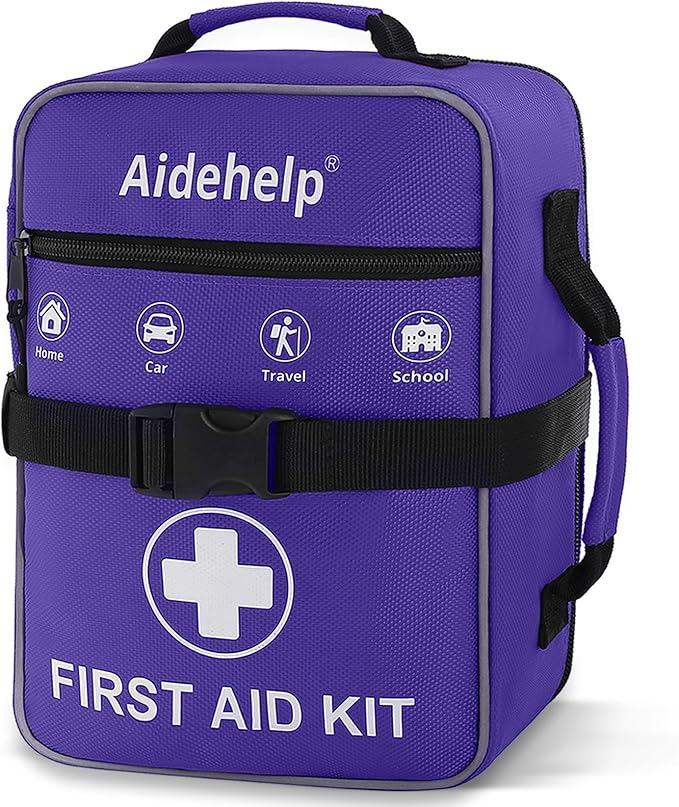 520 Pieces Premium First Aid Kit - Large Emergency Medical Kit for Survival, Car, Home, Travel, Camping, Backpack, Hiking, Sc