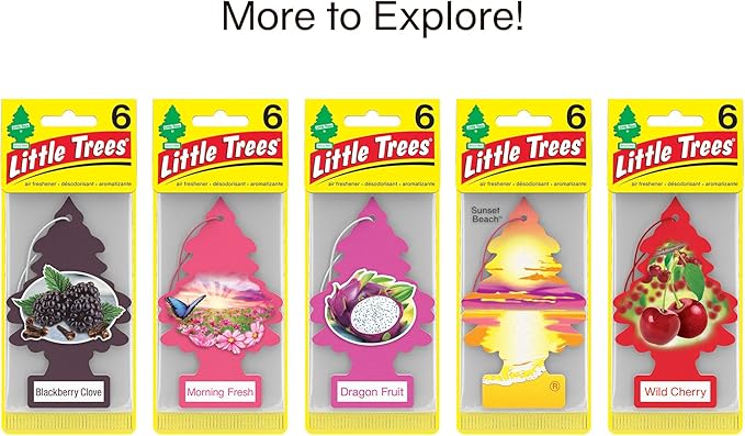 LITTLE Air Fresheners Car Air Freshener. Hanging Tree Provides Long Lasting Scent for Auto or Home. Cherry Blossom, 24 Air Fr