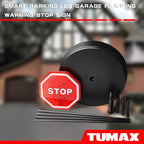 Parking Garage Flashing Stop Sign - Stop Sign, Adjustable Height Parking Assist, LED Garage Car Stop Indicator, 1-Pack