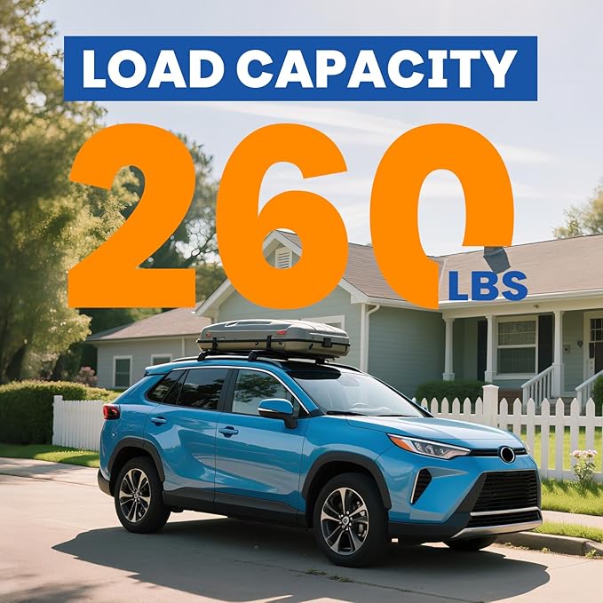 260lbs Roof Rack Cross Bars Compatible with Toyota Corolla Cross 2022-2026 Aluminum Crossbars Black Anty-Sheft Metal Lock Luggage Carrier Kayak Rooftop Cargo bar