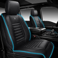 CAR PASS LED Lights Nappa Leather Car Seat Covers Front Seats, Waterproof Seat Cover for Cars Variable RGB Lights with DIY Mu