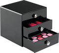 iDesign 35360 3-Drawer Plastic Vanity Organizer, Compact Storage Organization Set for Cosmetics, Dental Supplies, Hair Care, 