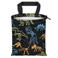 Car Trash Bag Large Hanging Can for Back of Seat, Cute Waterproof Car Garbage Bag for Vehicle, Travelling, Outdoor Colorful Cartoon Dinosaur