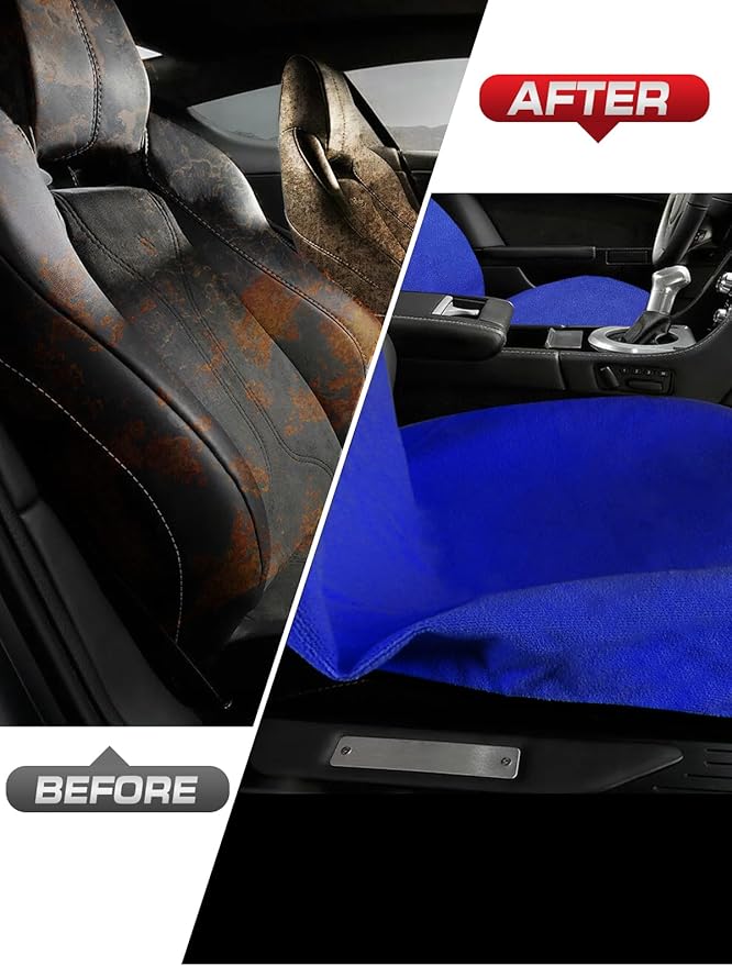 2-Pack 550g Waterproof Car Seat Cover Towel - Universal Anti-Slip Sweat Protection for Front Bucket Seats - Machine Washable 