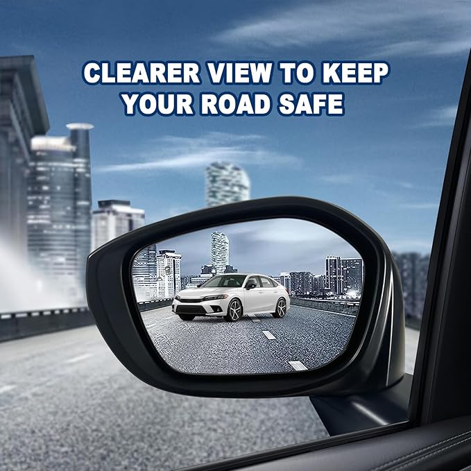 Left Driver Side Mirror Fits 2022-2025 HONDA CIVIC Sedan/Hatchback With Power Glass, Heated, Blind Spot Detection and Manual Folding Match to Crystal Black Pearl Replace HO1320351 (7 Pins)