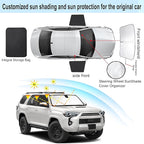 3PCS Car Window Shades Front Windshield Sun Shade Foldable Window Shade Custom Fit for 2017-2024 Toyota 4Runner Accessories Car Shades for Front Windows Anti-UV Rays Block Heat
