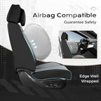 Coverado Seat Covers, Car Seat Covers Front Seats, Car Seat Cover, Car Seat Protector Waterproof, Seat Cushion Nappa Leather 
