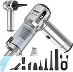 【Upgraded Version】Sycoodeal Car Vacuum Cleaner,Mini Portable Vacuum Cordless,25000PA Powerful Strong Cyclonic Suction USB Rec