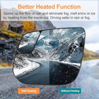 Senzeal Driver Side Heated Mirror with Blind Spot Mirror for Chevrolet Chevy Colorado GMC Canyon 2015-2022 Rearview Mirrors Glass Replaces 23191160 (Left Side)