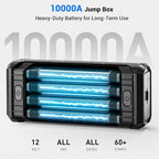 AVAPOW TJ68 10000A Battery Jump Starter Portable with 4 HD Display PD 65W Dual-Way Fast Charging,12V Jump Box, Car Battery