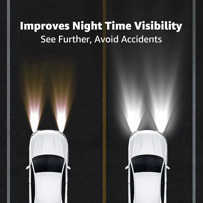 Headlight Restoration Kit, 3-Step Headlight Cleaner Wipes, Removes Yellowing, Oxidation & Cloudiness, Restores Clarity with U