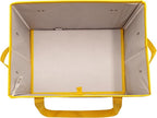 Earthwise Deluxe Collapsible Reusable Shopping Box Grocery Bag Set with Reinforced Bottom Bins Cubes (Set of 3)