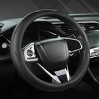 West Llama Microfiber Leather Car Steering Wheel Cover for Honda Accord Civic CR-V HR-V Pilot Fit Passport Odyssey,Sport Styl