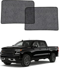 Car Window Shades for Chevy Silverado(2020-2026), 2-Pack Rear Window Sun Shades for Baby – Breathable Mesh, UV & Heat Blocker, Privacy Protection for Camping, Travel, Sleep & Nursing