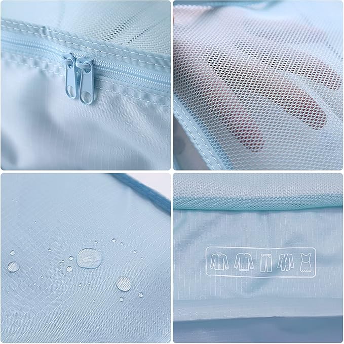 Packing cubes for Travel CALACH Luggage Organizer Bags 6 Set Packing Cubes for Suitcases Travel Essentials for Carry on Mesh 