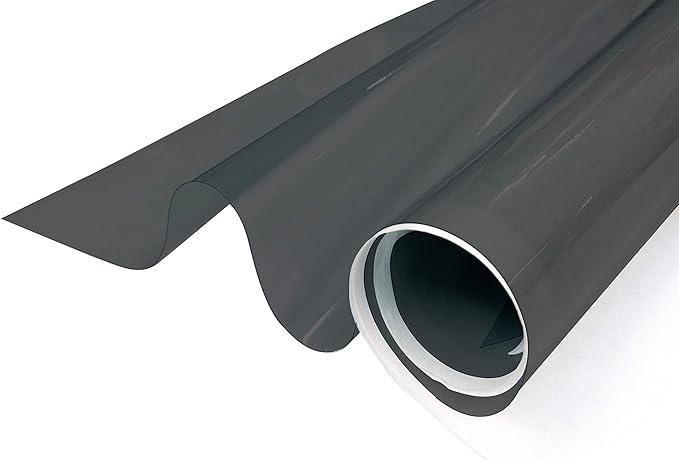 Greenfilm Static Cling Film 20% Window Tint for Residential and Car Use – DIY Non-Adhesive, Removable Window Tint for Enhanced Privacy, UV Protection, Glare Reduction, and Heat Blocking (48" x 212")