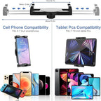 Gooseneck Car Cup Holder Tablet Mount, Truck Tablet Holder Cupholder Mount [Flexible Stable Long Arm] for 4-12.9" Tablets & Phones, iPad Pro/Air/Mini, Galaxy Tab, Fire HD, iPhone Series